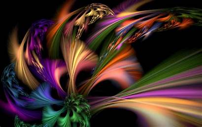 Abstract Burst Wallpapers Colorful Desktop Fractal Background