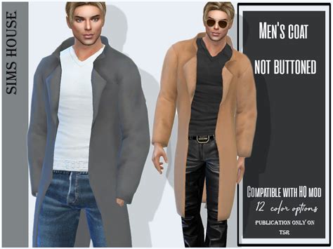 Dizginler Apandis şok Sims 4 Male Jacket Accessory ürün Takas Gevşek