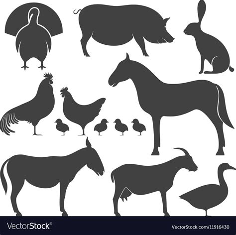 Farm Animal Silhouette Clipart Free 10 Free Cliparts Download Images