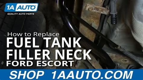 How To Replace Fuel Tank Filler Neck 98 03 Ford Escort Youtube