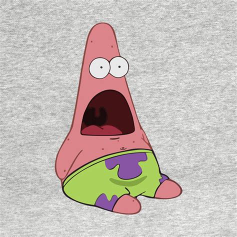 He is the title character's best friend and is known for being overweight and dimwitted. Surprised Patrick - Meme - T-Shirt | TeePublic