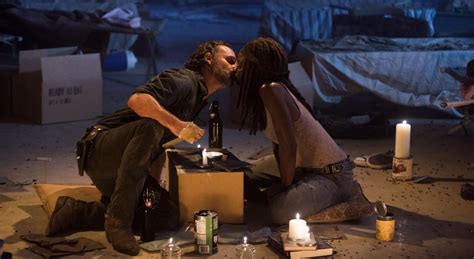 Rick And Michonne Couple Moments On The Walking Dead Popsugar