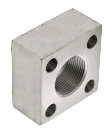 Item W65 12 Ss 3000 Series Nptf Thread Square 4 Bolt Stainless
