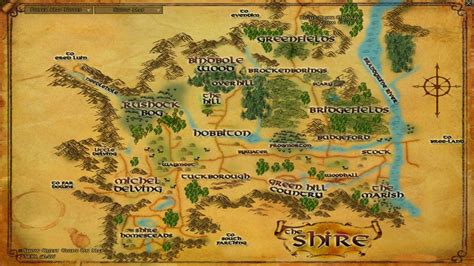 Lord Of The Rings Map Wallpaper Wallpapersafari