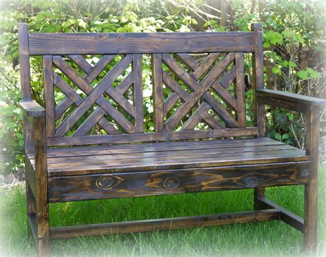 Build A Bench With A Woven Back Construction Haven