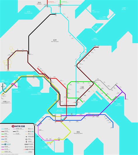 Hong Kong Mtr 2031 System Map By Omegshi147 On Deviantart
