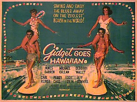 Gidget Goes Hawaiian 1961 British Quad Poster Posteritati Movie Poster Gallery