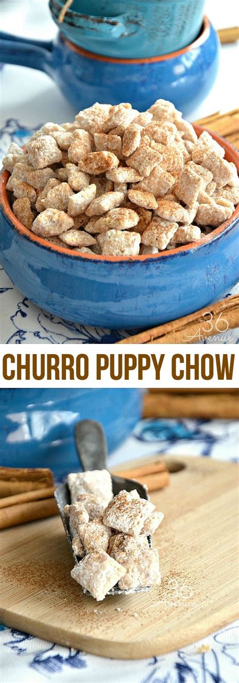 Puppy chow (aka muddy buddies) are one of the easiest and most delicious desserts ever. Churro Puppy Chow | Recipe | Puppy chow recipes, Puppy chow snack, Easy snacks