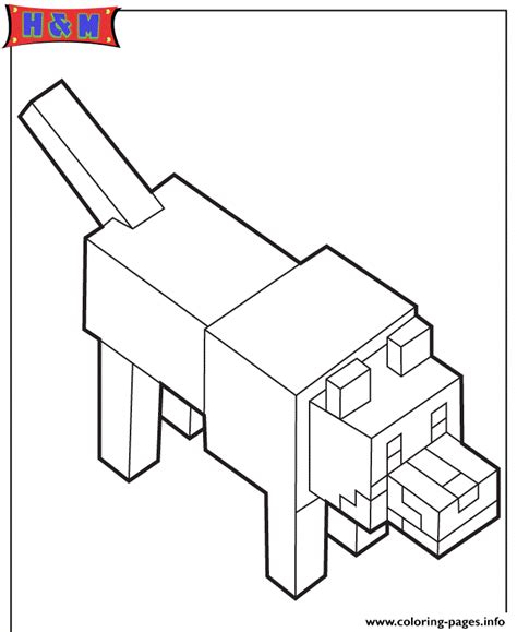 Wolves spawn in grassy and well lit areas like forests and biome. Minecraft Wolf Coloring Pages Printable