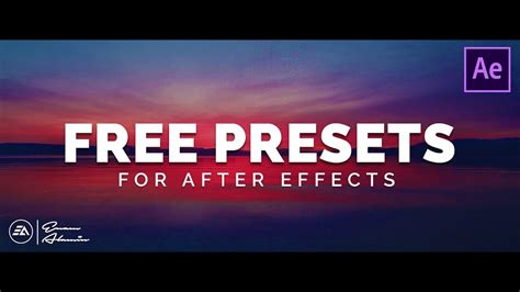 Smooth Transition Presets Free For After Effects Sam Kolder Style