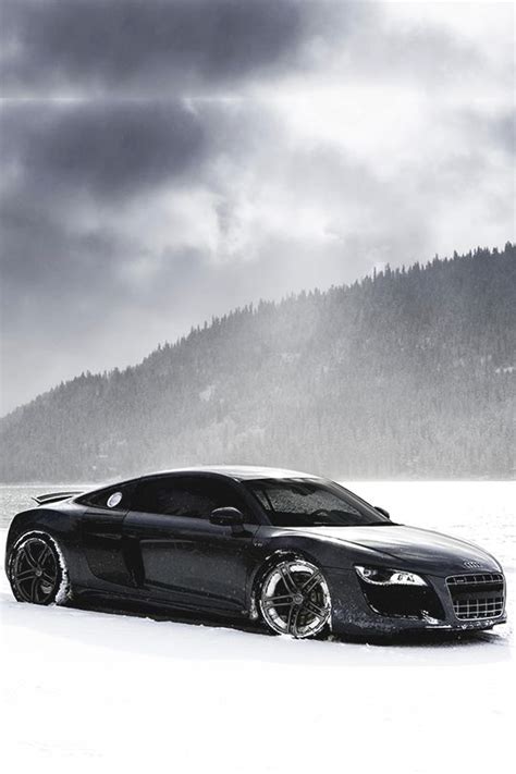 Snowy Audi R8 V10 Dream Cars Latest Cars Black Audi