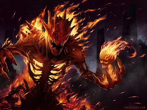 Pyre Demon By Ianllanas On Deviantart
