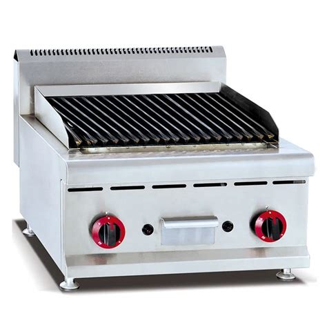 Counter Top Gas Lava Rock Grill Gas Grillgas Bbq Grillstainless Steel