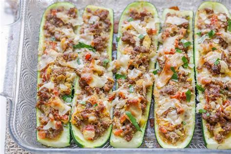 This link is to an external site that may or may not meet accessibility guidelines. Easy Stuffed Zucchini Boats - With Several Recipe Ideas | Lil' Luna