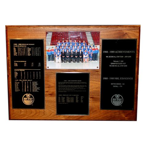 The edmonton oilers are struggling once again and are getting boo'd on home ice. 1988-89 Edmonton Oilers Team Photo Plaque From Locker Room ...