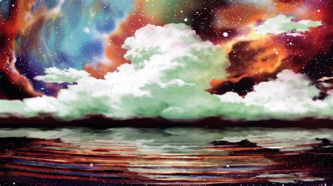 Wallpaper 1920x1080 Px Artwork Clouds Fantasy Landscapes Ocean