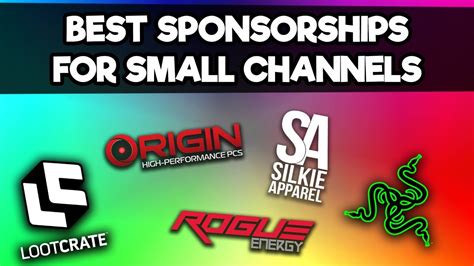 Best Sponsorships For Small Gaming Youtube Channels 20182019 Youtube