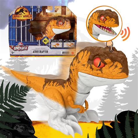 Jurassic World Dominion Uncaged Rowdy Roars Atrociraptor Mattel