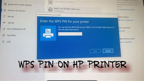 How To Find The Wps Pin On Hp Printers