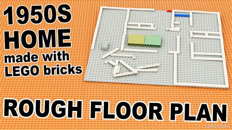 1950s Lego Suburban Home Rough Floor Plan Youtube