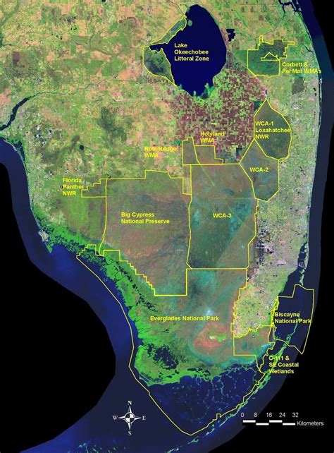 This Satellite View Of Far Southern Florida Shows The Region For Which