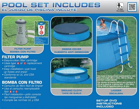 Intex Easy Set Pool Set With Filter Pump Includes Simply Fun Pools