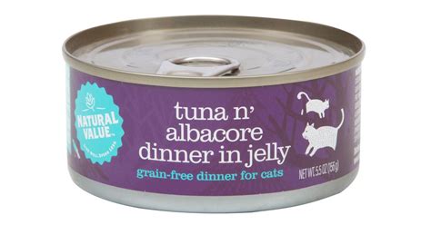 Natural Value Cat Food Canned Tuna N Albacore Dinner In Jelly Azure