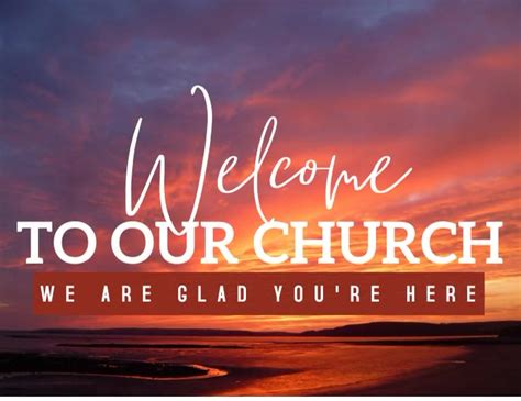 Copy Of Welcome Church Postermywall