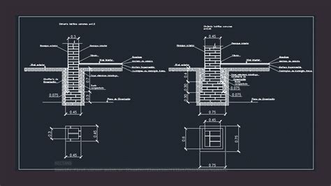 Foundations Common Bricks DWG Block For AutoCAD Designs CAD