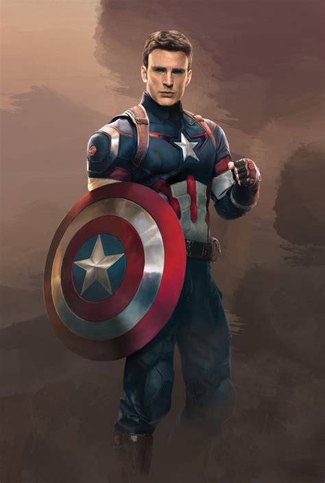 Oh So Geeky Good Ol Patriotic Artwork Of Marvels Captain America