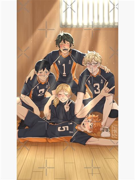Haikyuu First Years Sticker For Sale By Niminny Redbubble