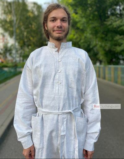 Tolstoy Shirt Kosovorotka Rusian Shirt