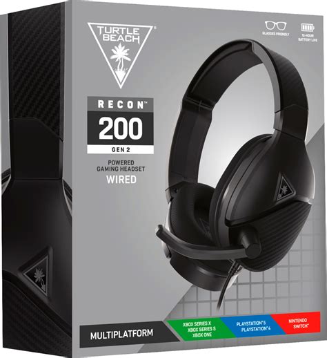 Turtle Beach Recon 200 Gen 2 Powered Gaming Headset For Xbox One Xbox