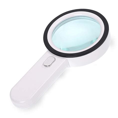 20x Magnifying Glass 20x Large Magnifier With Light Led Illuminated Handhel D7m8 Ebay