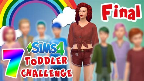 Mutlu Son Fİnal The Sims 4 7 Toddler Challenge 5 Youtube