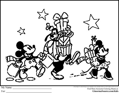 Free Mickey Mouse Christmas Coloring Page Download Free Mickey Mouse