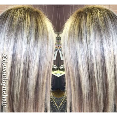 60 hairstyles featuring dark brown hair with highlights. Icy blonde highlights baby-lowlights shadow root straight ...