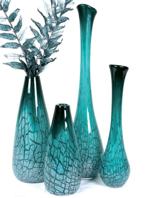 Vases Decoration Home Goods Jewelry Design Teal Vase Turquoise Vase Decor