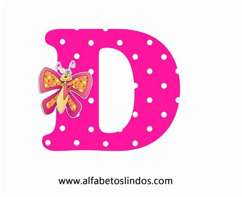 Alfabeto Decorativo Rosa Pink PoÁ Borboleta GrÁtis Trabalhos Manuais