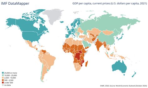 Los 50 países más ricos del mundo (PIB per cápita y nominal) (2021