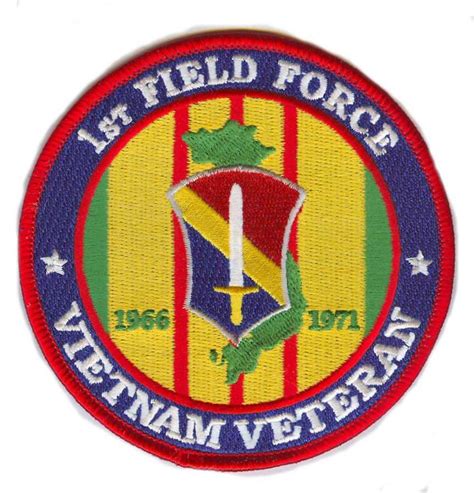 1st Field Force Vietnam Veteran Patch New Vietnam Veteran Patches