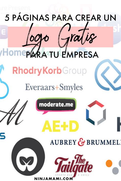 5 Páginas Para Crear Un Logo Gratis Para Tu Empresa Ninja Mami