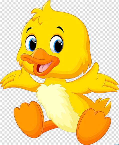 Yellow Duck Cartoon