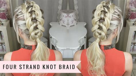 Check spelling or type a new query. The Four Strand Knot Braid by SweetHearts Hair - YouTube