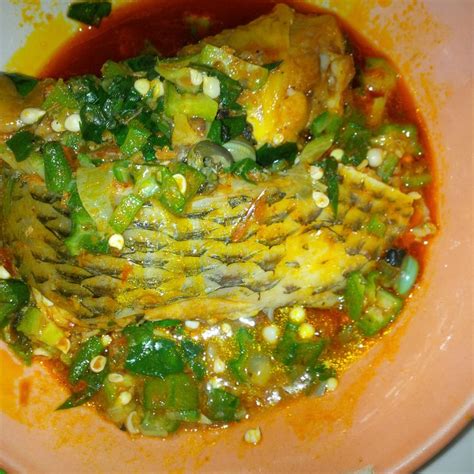 Rice and a few accompanying curries and vegetables is a common meal of burmese cuisine. Okro Soup With Tilapia | Ghanaian Foods | Pinterest | Soups