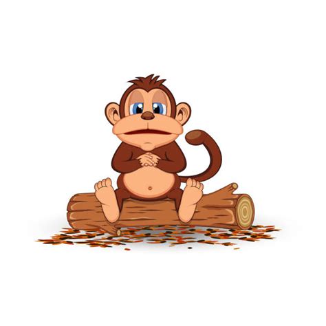 Cartoon Of The Fat Monkey Illustrations Royalty Free Vector Graphics