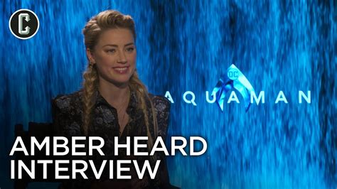 Aquaman Amber Heard Interview Youtube