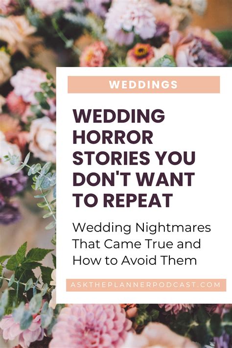 Wedding Horror Stories You Dont Want To Repeat Verve Event Co