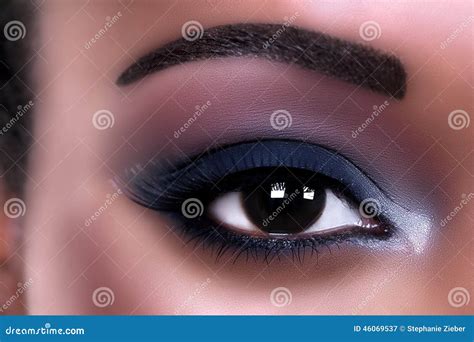 African Eye Makeup Stock Photo Image 46069537
