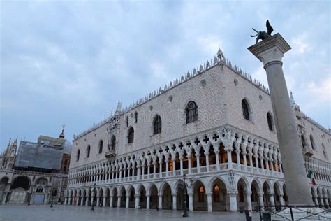 Palazzo Ducale San Marco Square Stock Photo Image Of Carta